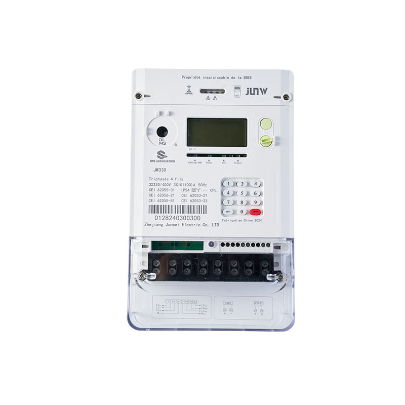 Compteur de prépaiement intelligent triphasé RF/GPRS JUNW JW330