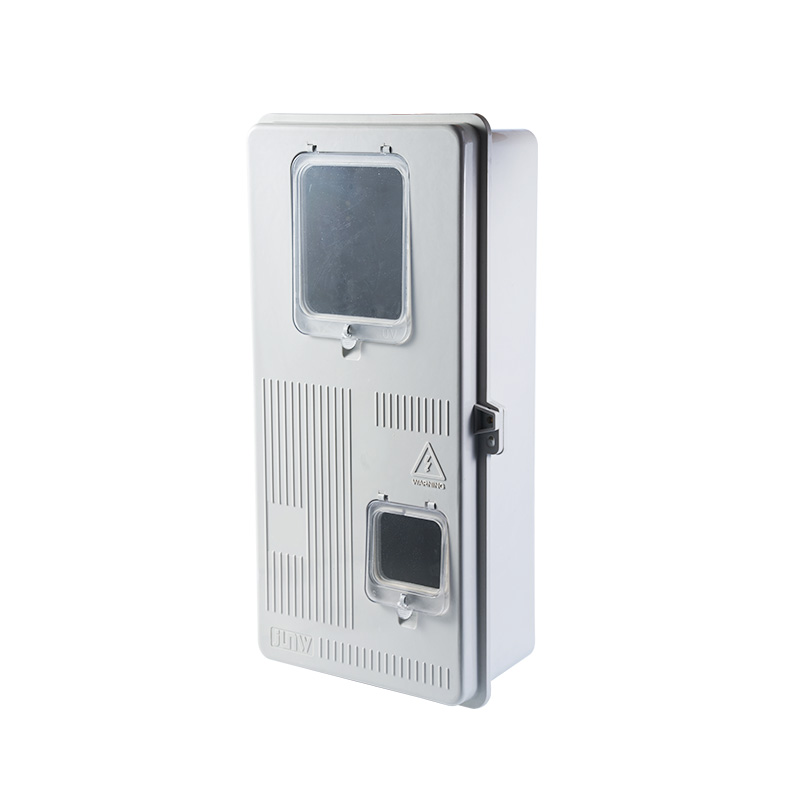JUNE JVT 2 Coffret Compteur Électrique Triphasé Deux Fenêtres